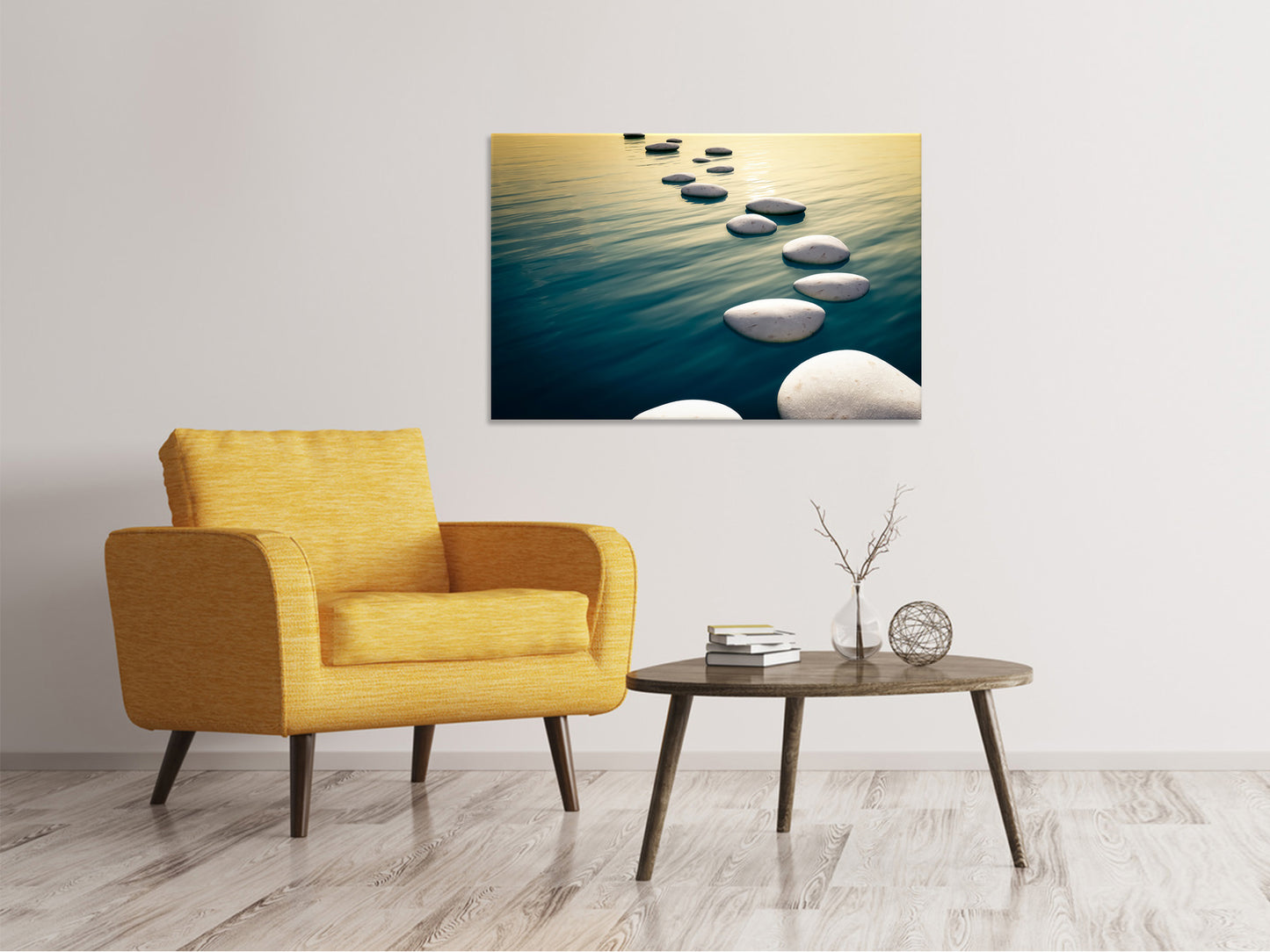 Leinwandbild Der Weg ist das Ziel