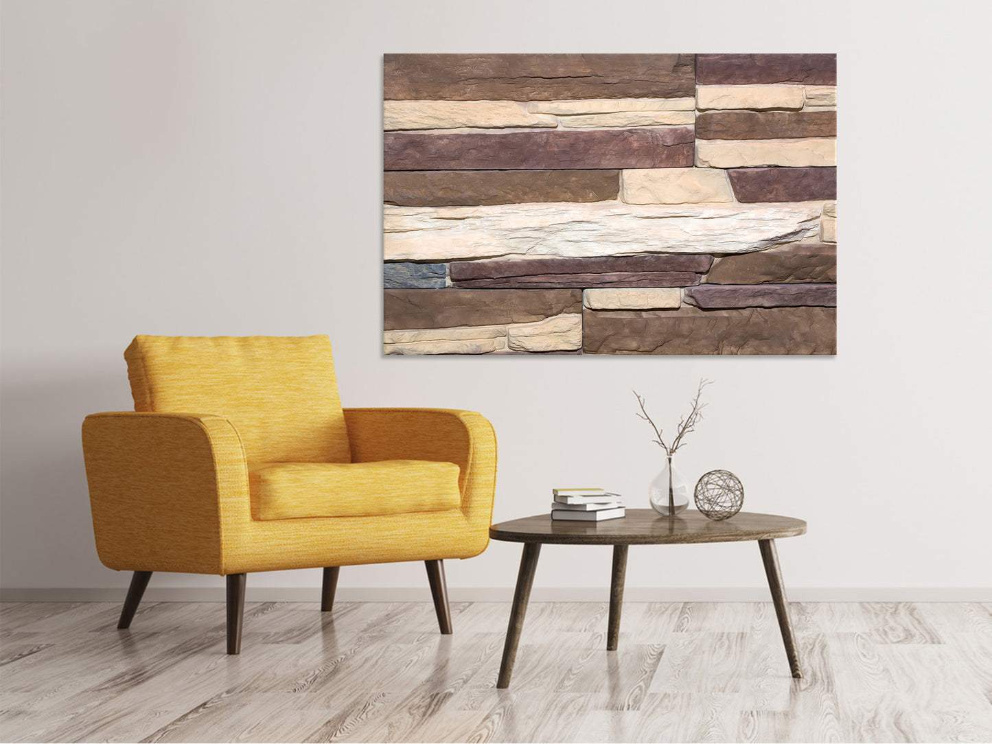 Leinwandbild Designer-Mauer