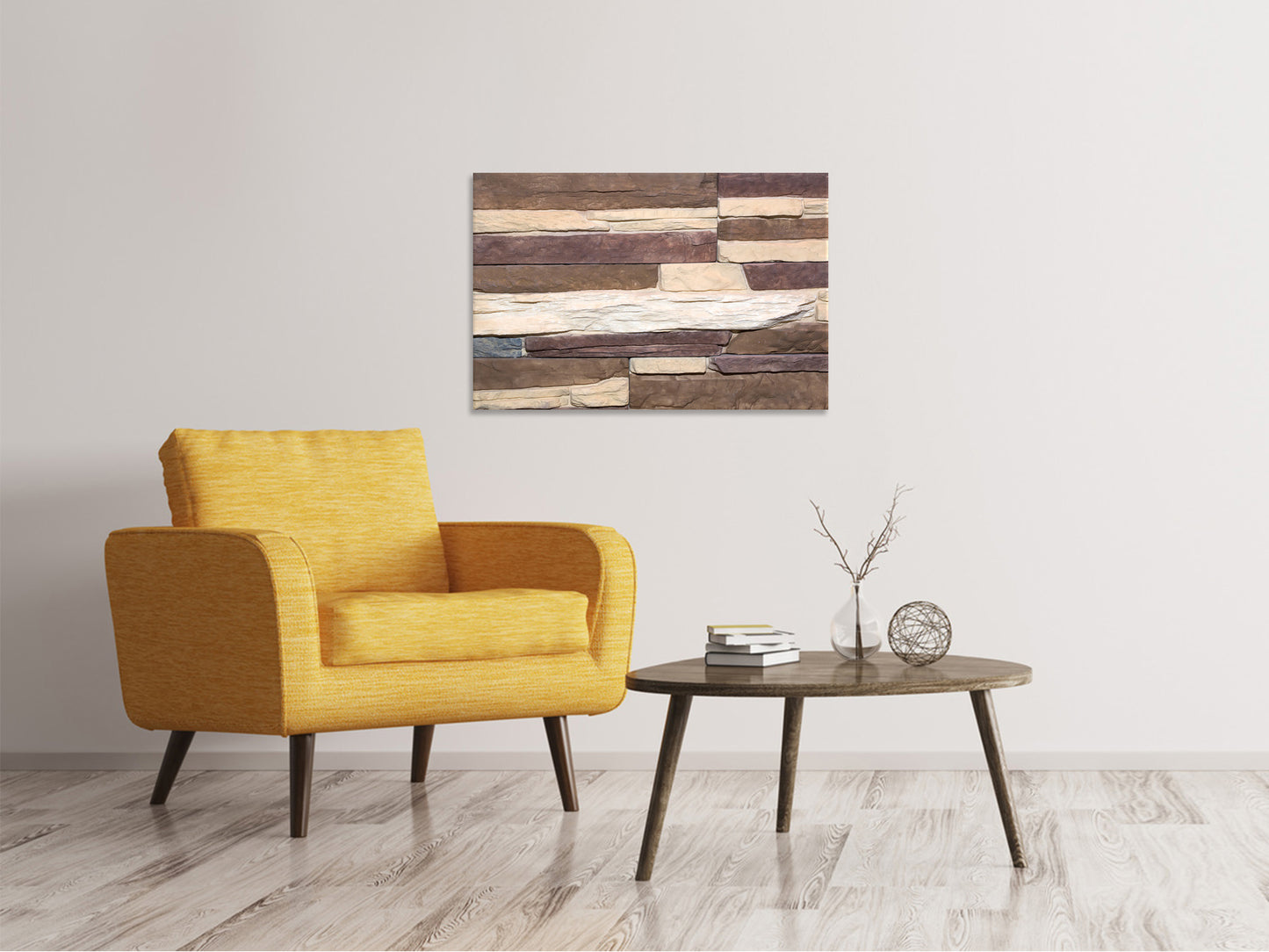 Leinwandbild Designer-Mauer