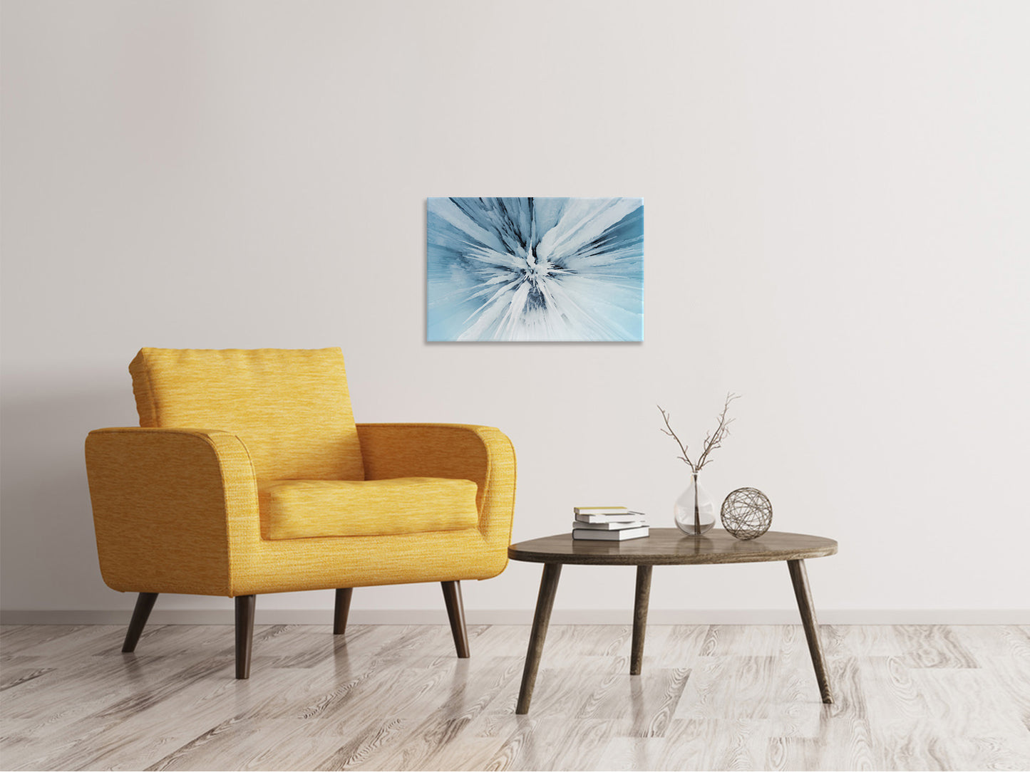 Leinwandbild Eiskunst