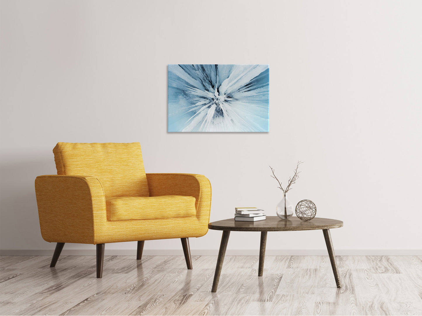 Leinwandbild Eiskunst