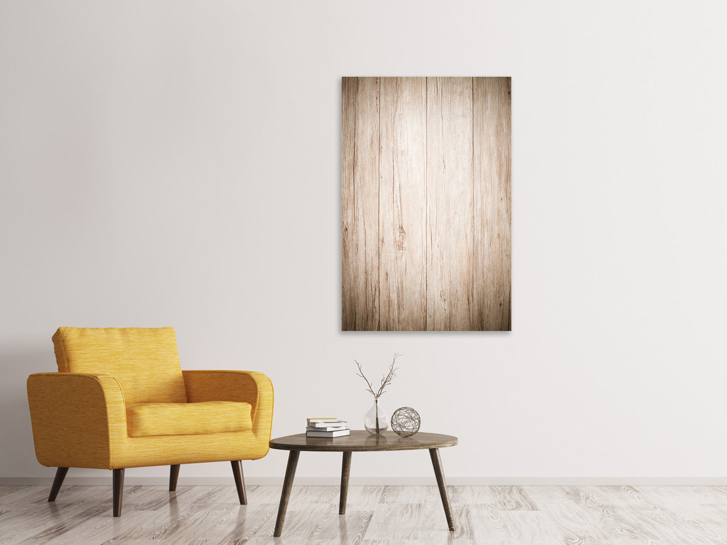 Leinwandbild Rustico Holz