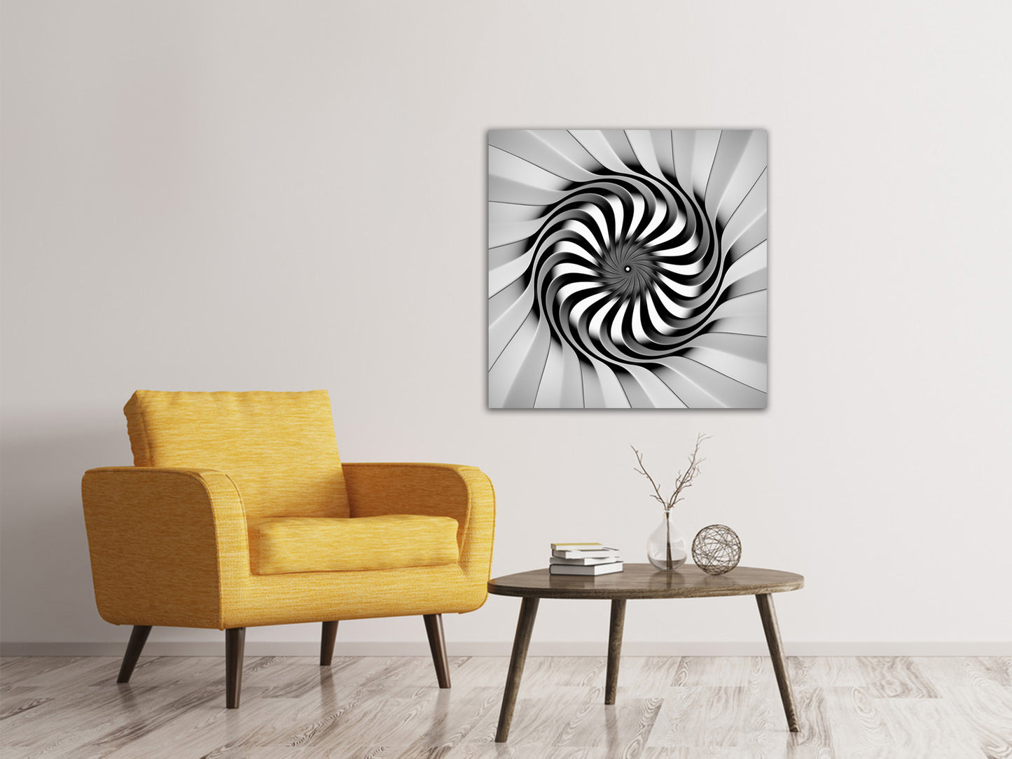 Leinwandbild Abstrakte Spirale