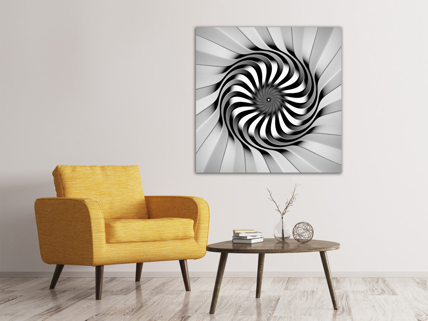 Leinwandbild Abstrakte Spirale