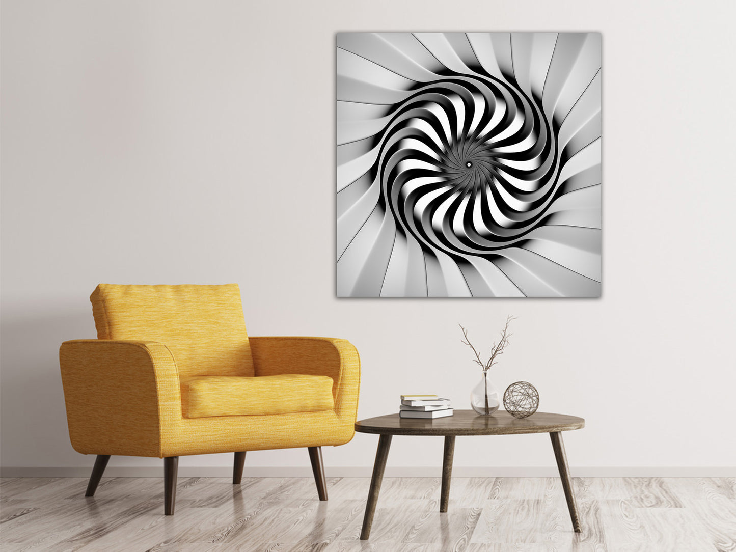 Leinwandbild Abstrakte Spirale