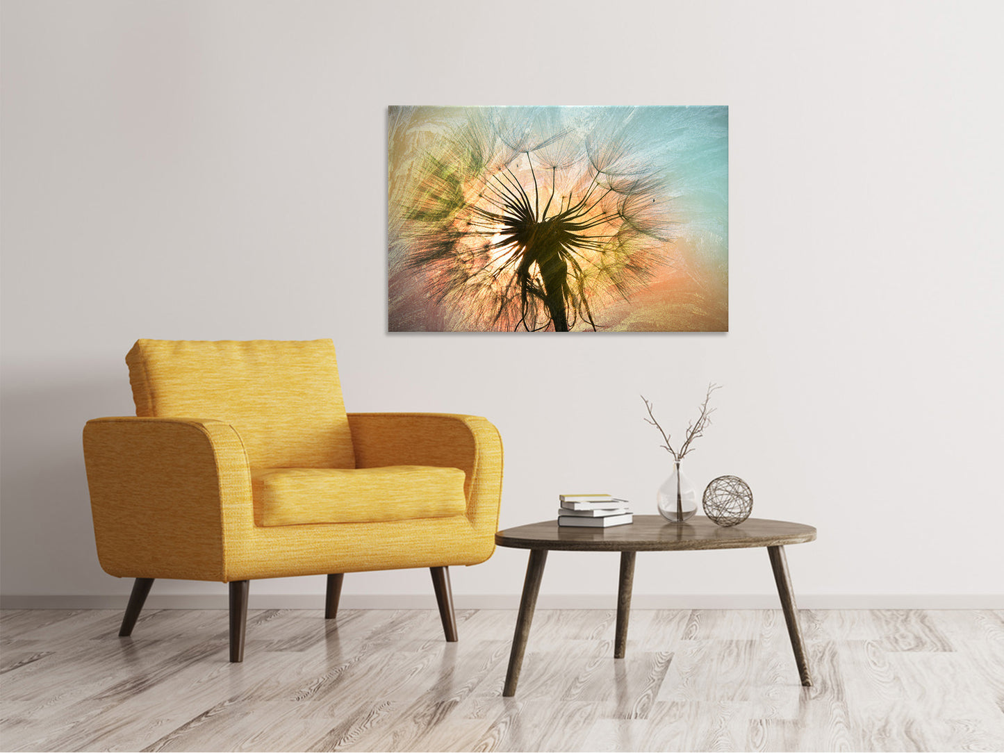 Leinwandbild XXL Pusteblume