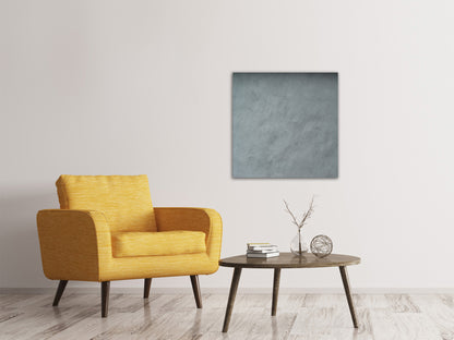 Leinwandbild Dunkelgraue Wand