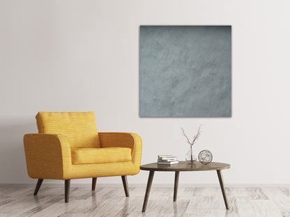 Leinwandbild Dunkelgraue Wand