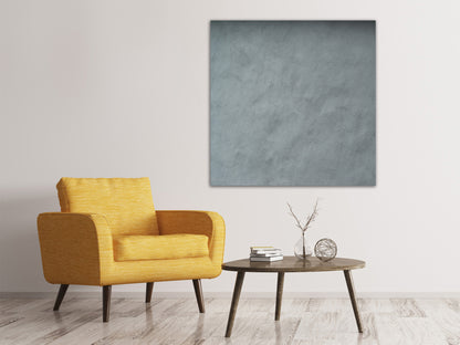 Leinwandbild Dunkelgraue Wand