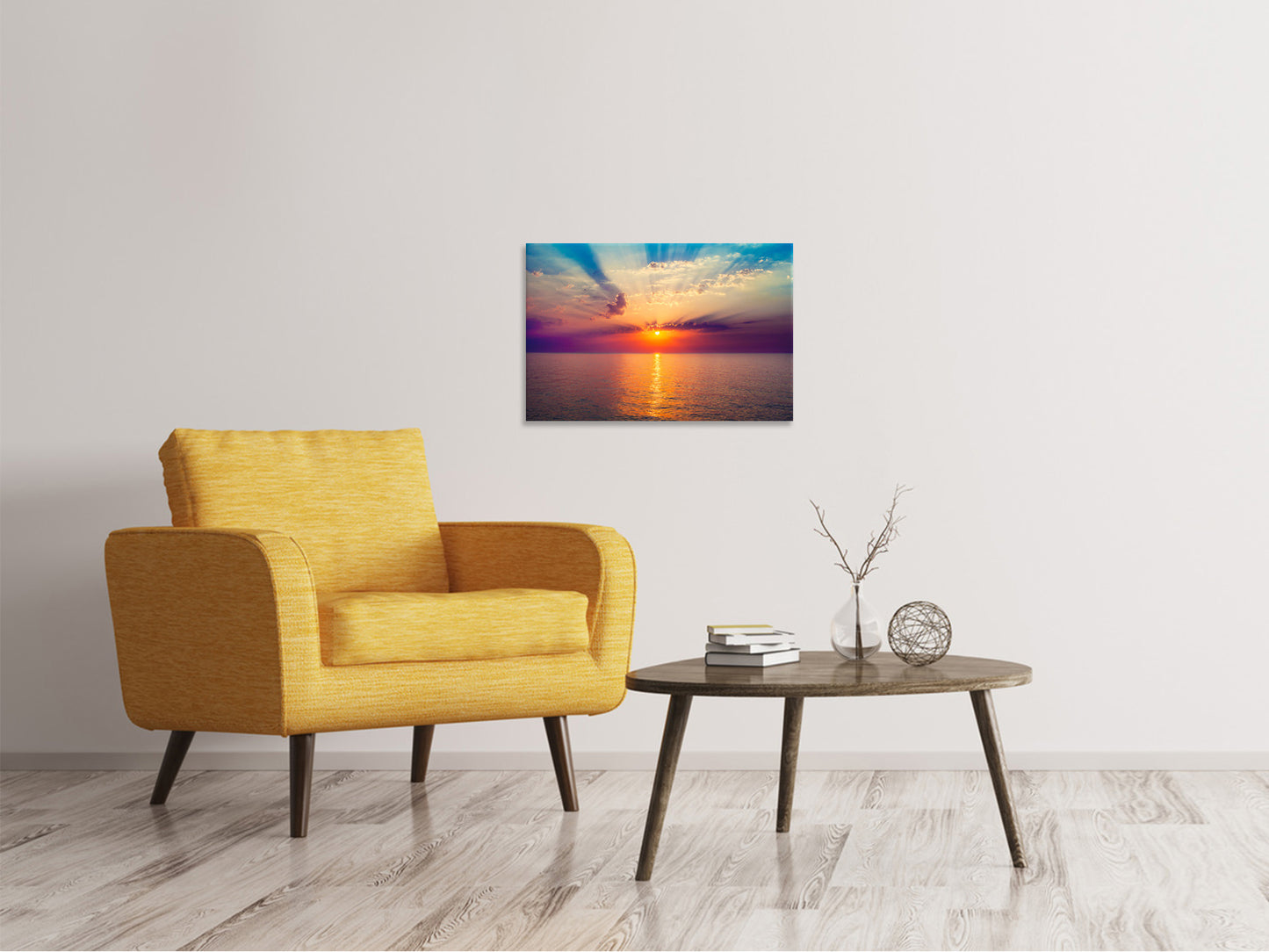 Leinwandbild Mystischer Sonnenaufgang