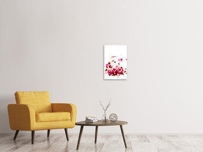 Leinwandbild Auf Rosenblätter gebettet