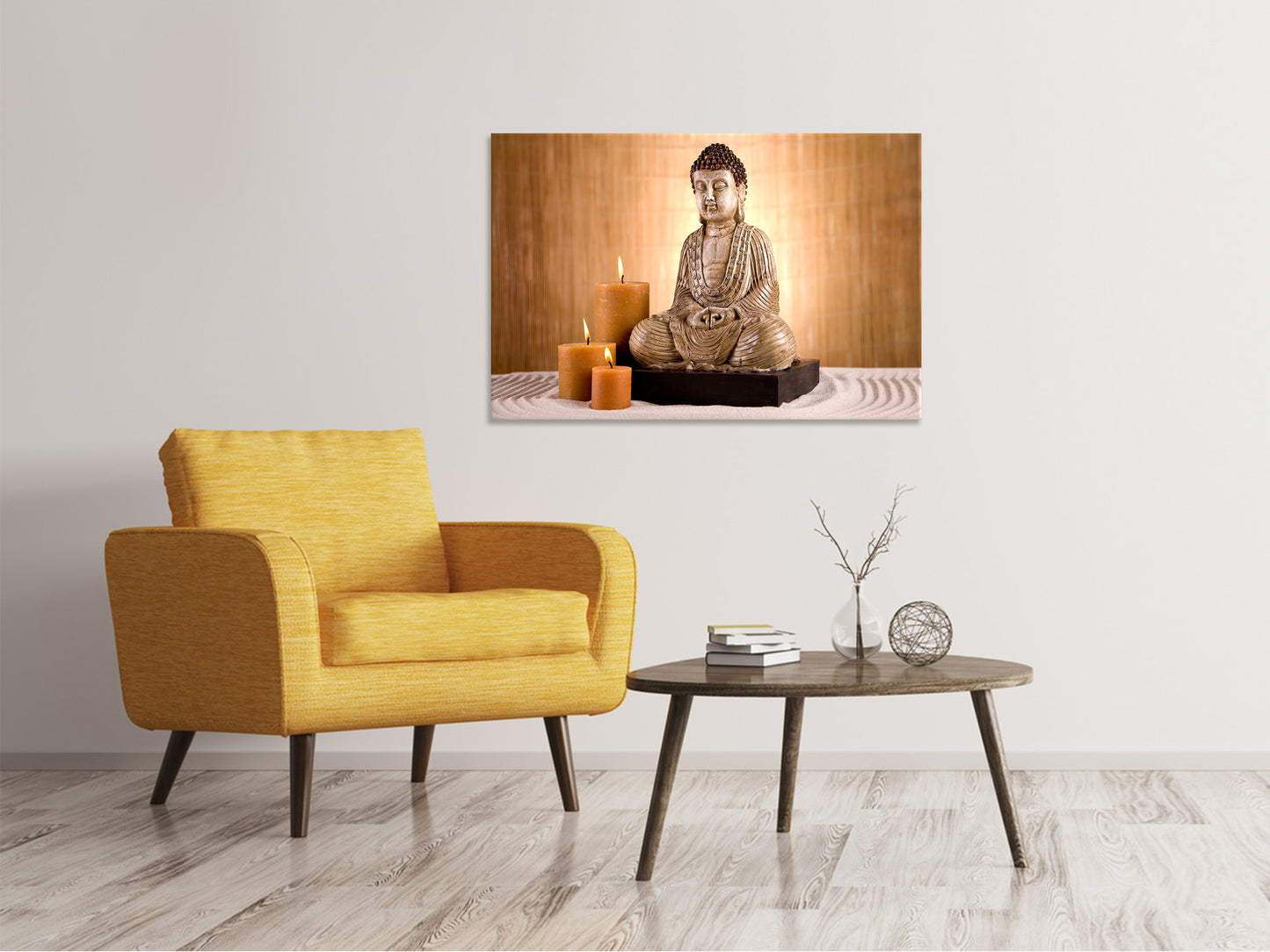Leinwandbild Buddha in der Meditation