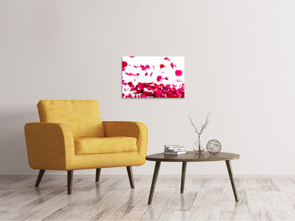 Leinwandbild Für mich soll`s rote Rosen regnen