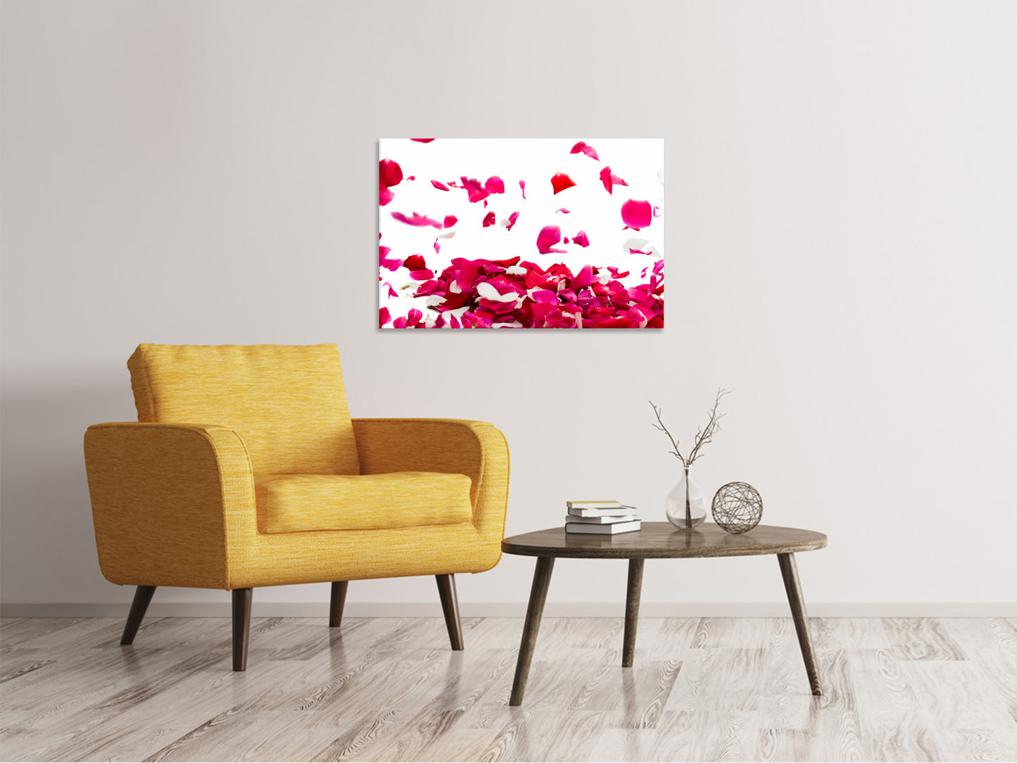 Leinwandbild Für mich soll`s rote Rosen regnen