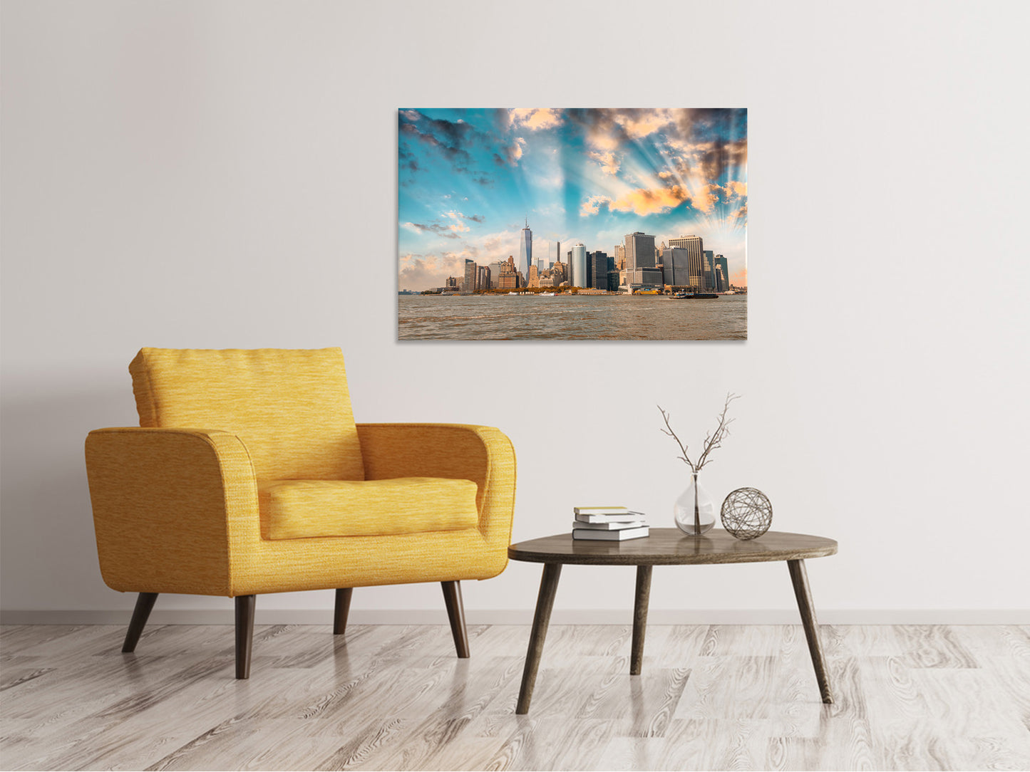 Leinwandbild Skyline New York from the other Side