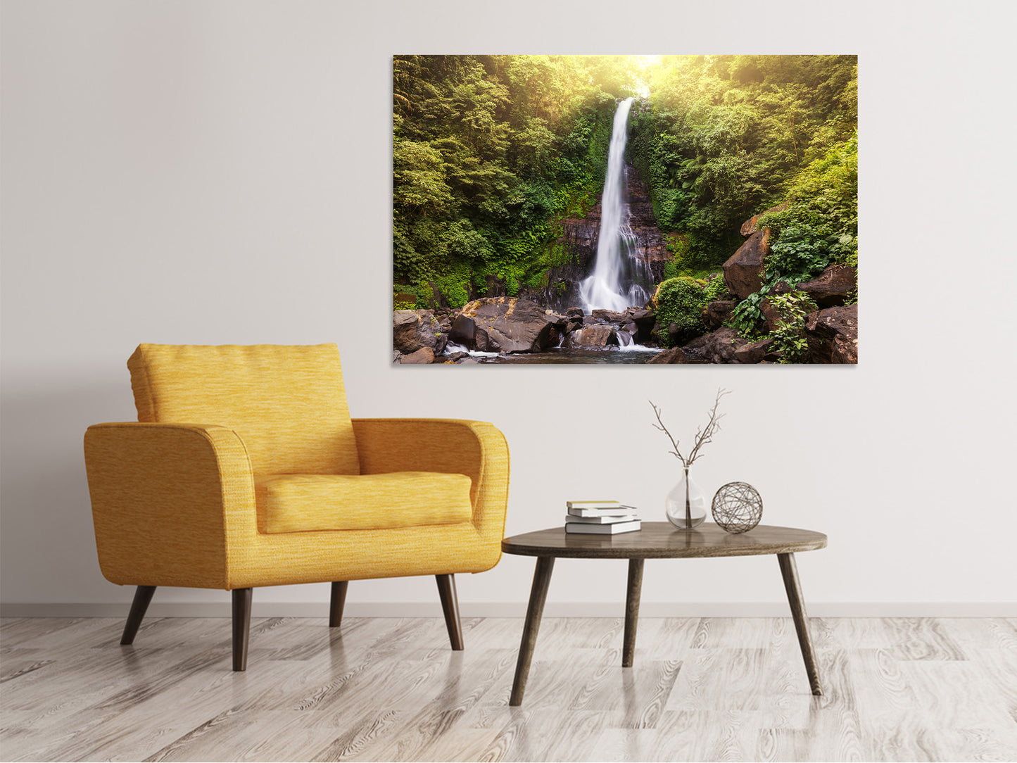 Leinwandbild Wasserfall Bali