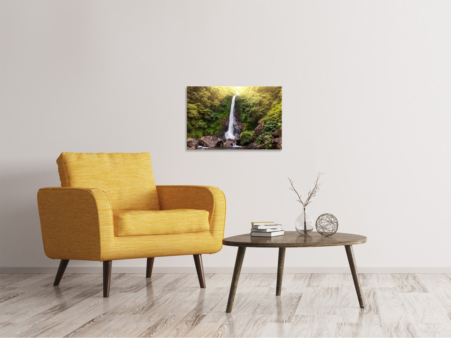 Leinwandbild Wasserfall Bali