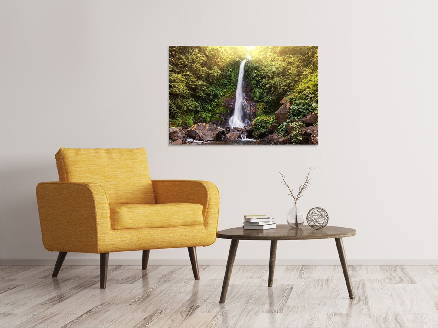 Leinwandbild Wasserfall Bali
