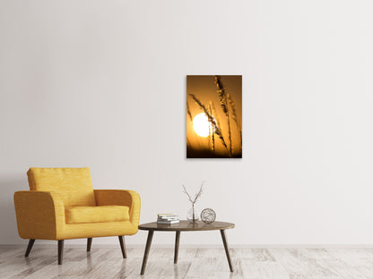 Leinwandbild Romantischer Sonnenuntergang