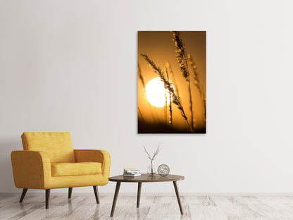 Leinwandbild Romantischer Sonnenuntergang