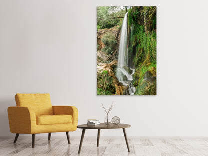 Leinwandbild Klarer Wasserfall