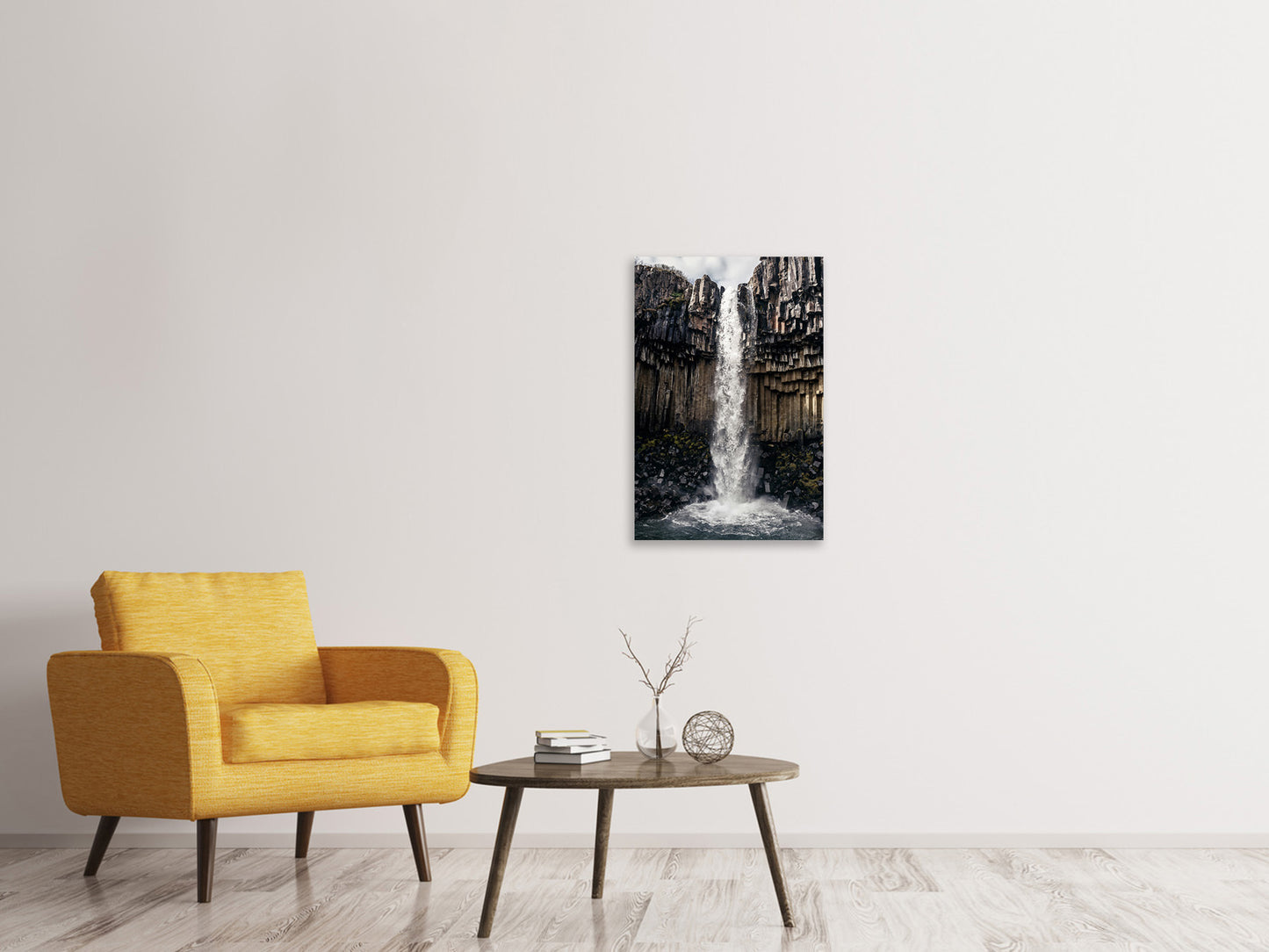 Leinwandbild Wasserfall Island