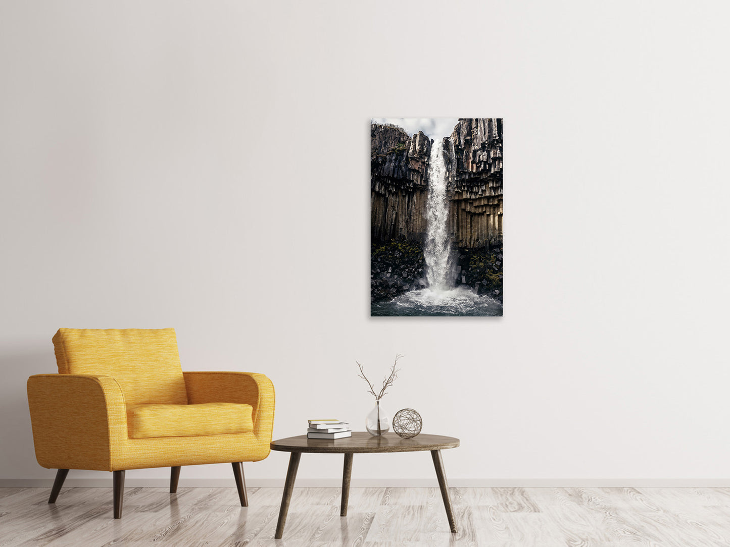 Leinwandbild Wasserfall Island