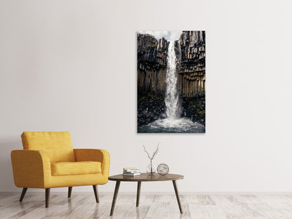 Leinwandbild Wasserfall Island