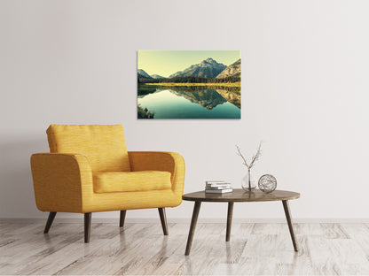 Leinwandbild Der Bergsee