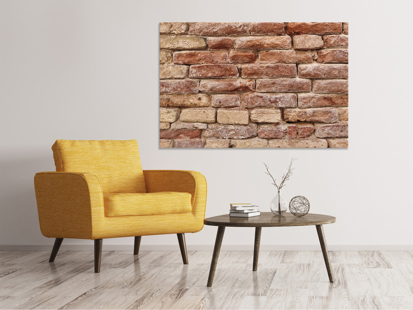 Leinwandbild Loft-Mauer