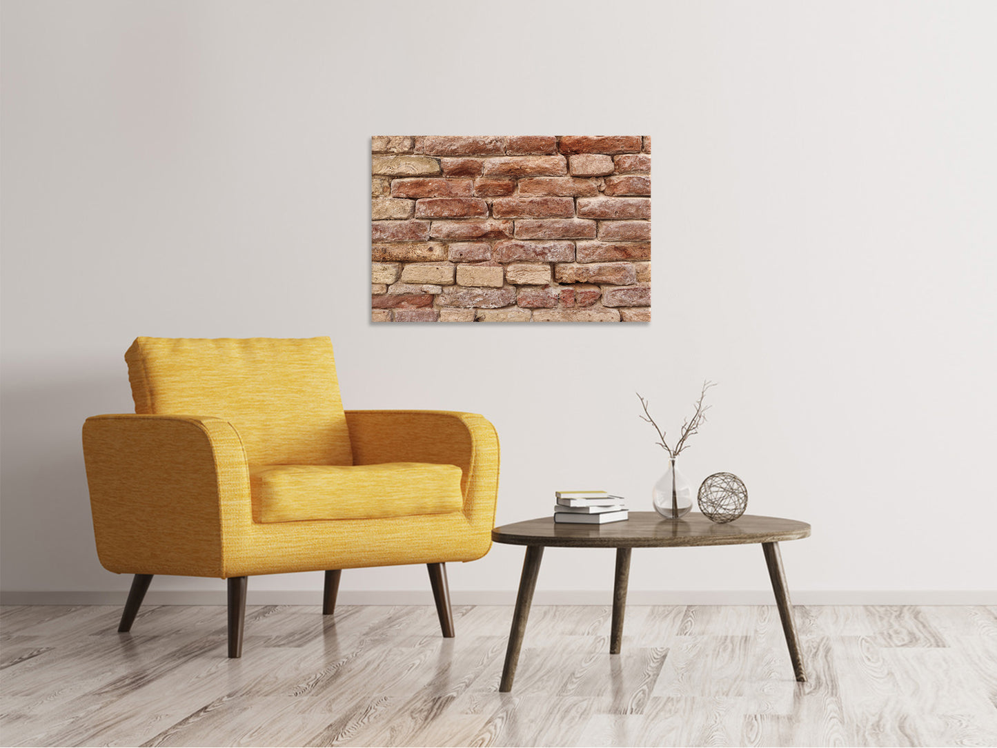 Leinwandbild Loft-Mauer