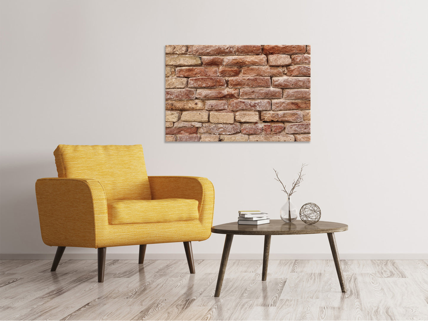 Leinwandbild Loft-Mauer