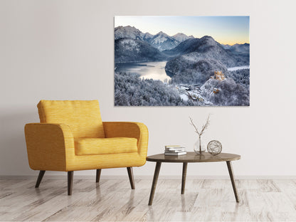 Leinwandbild Schloss Neuschwanstein im Ammergebierge