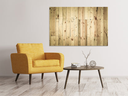 Leinwandbild Holzpaneelen