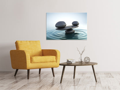 Leinwandbild Steinbalance