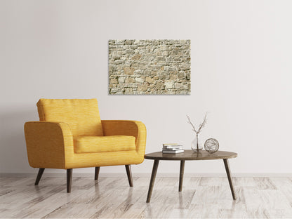 Leinwandbild Naturmauer