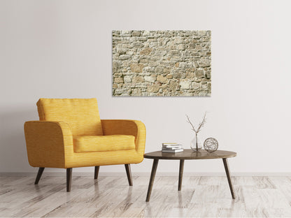Leinwandbild Naturmauer