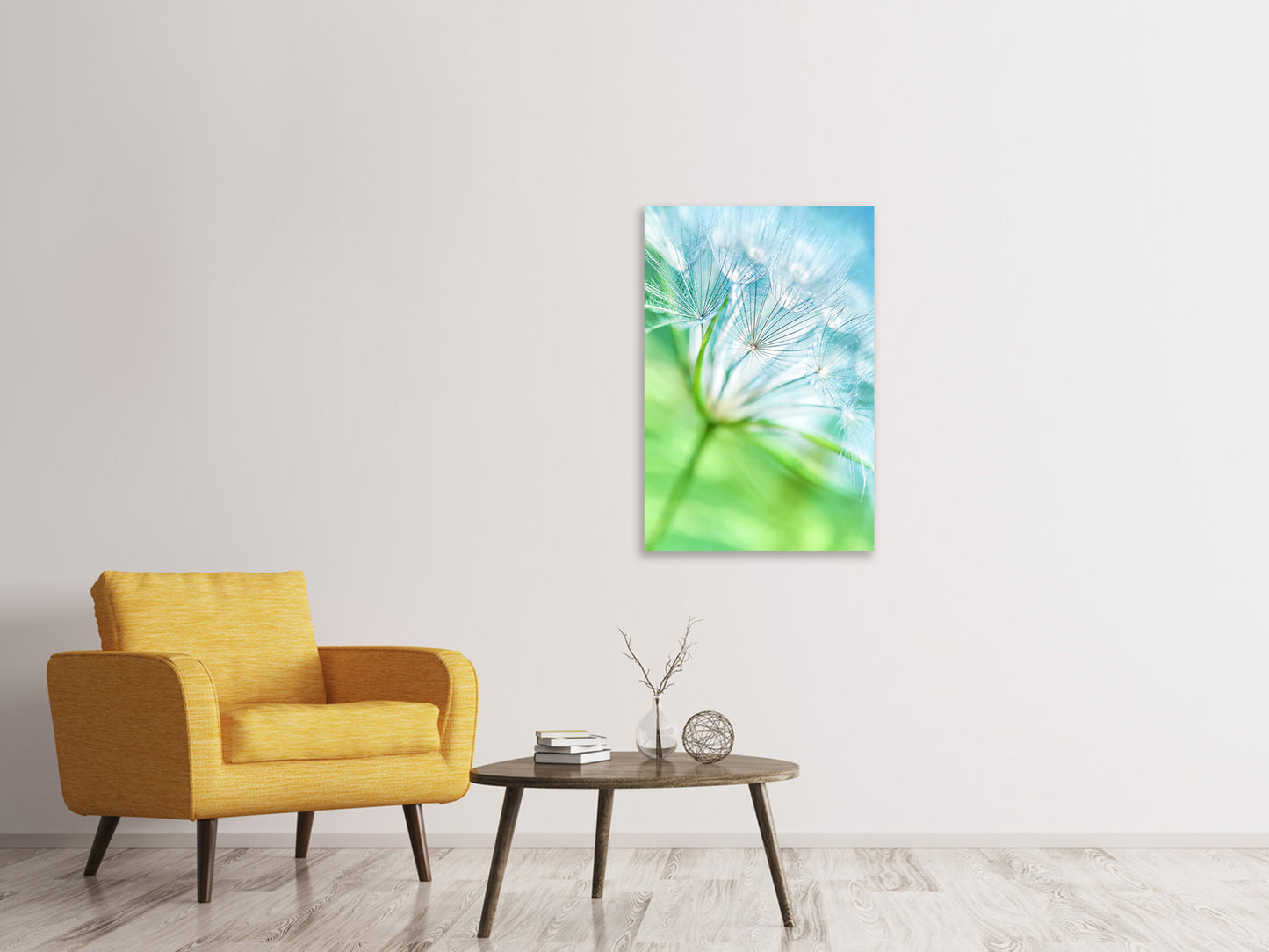 Leinwandbild Makroaufnahme Pusteblume