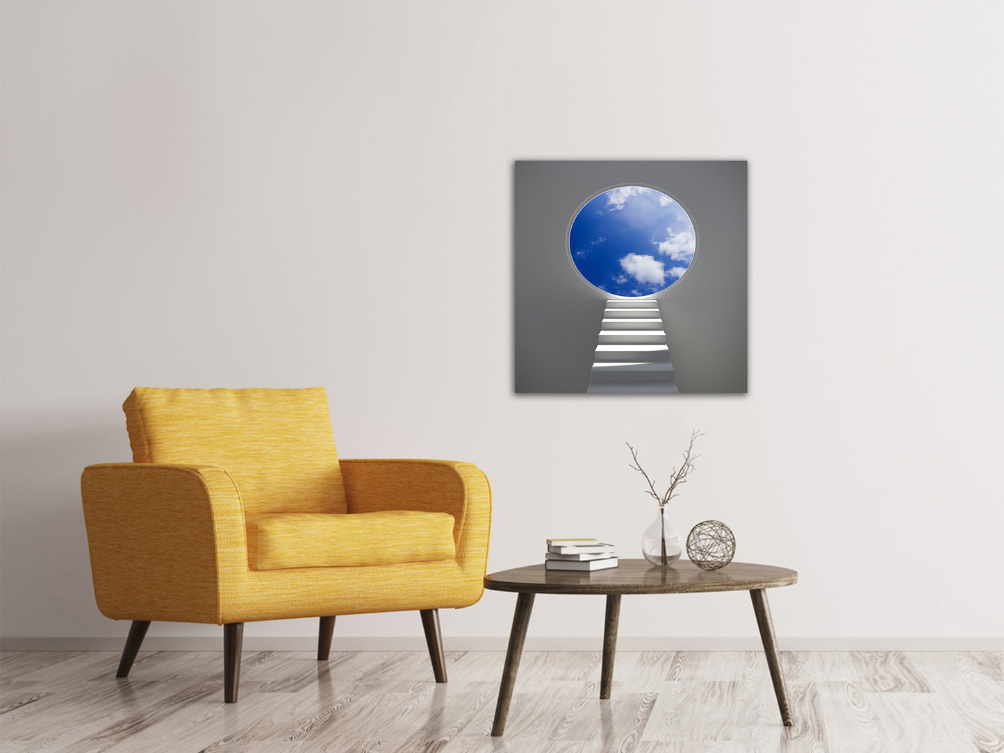 Leinwandbild Himmelstreppe