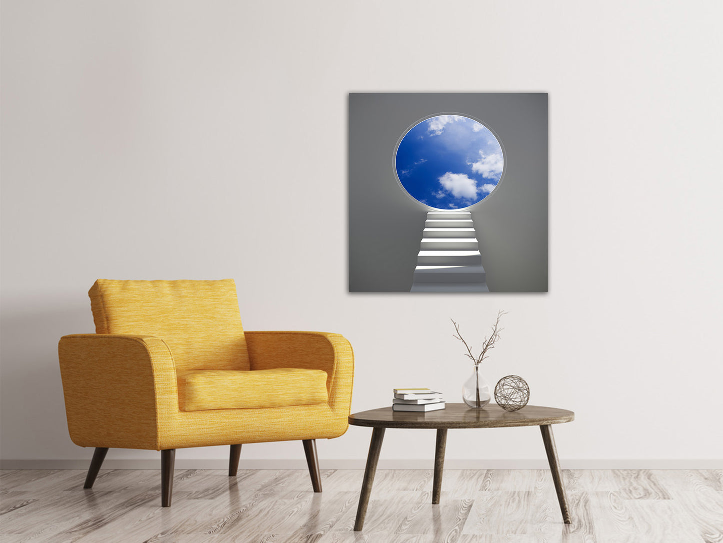 Leinwandbild Himmelstreppe