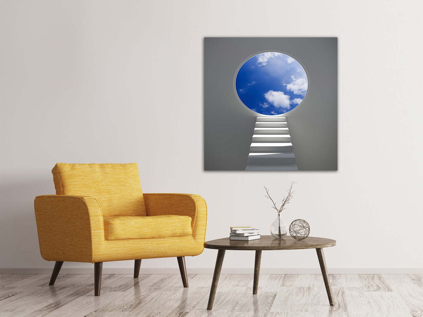 Leinwandbild Himmelstreppe