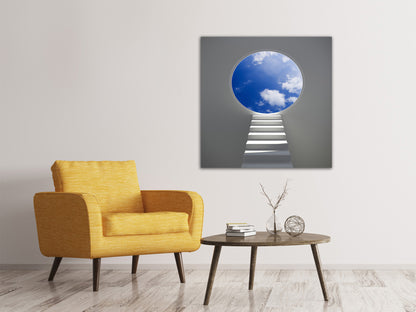 Leinwandbild Himmelstreppe