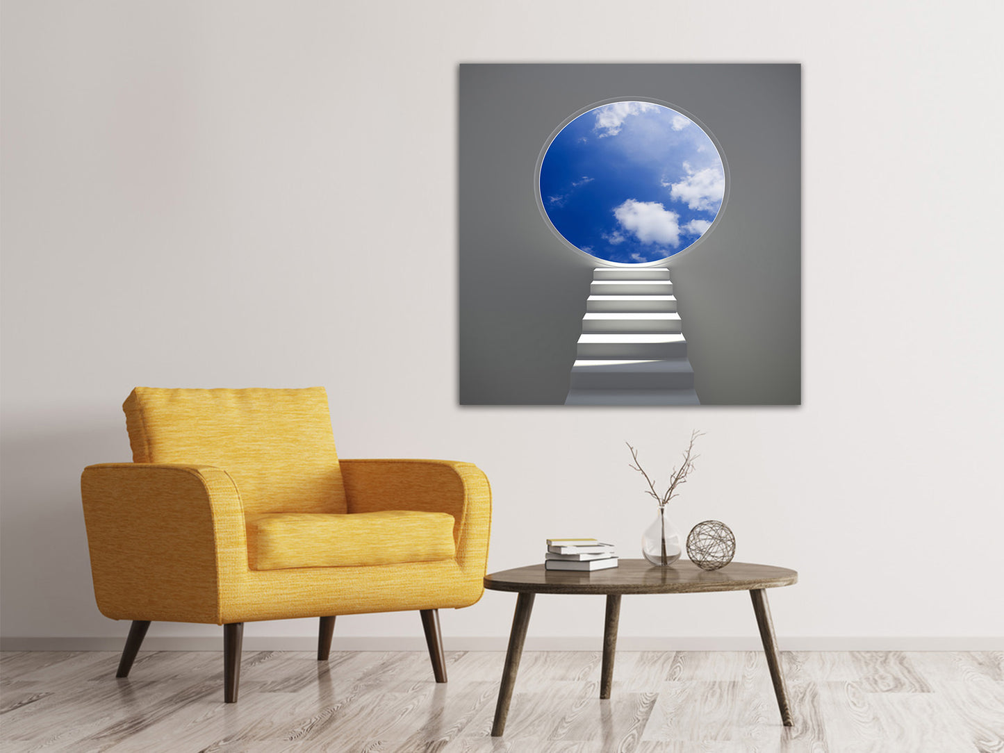 Leinwandbild Himmelstreppe