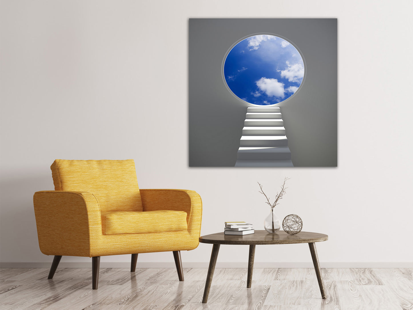 Leinwandbild Himmelstreppe