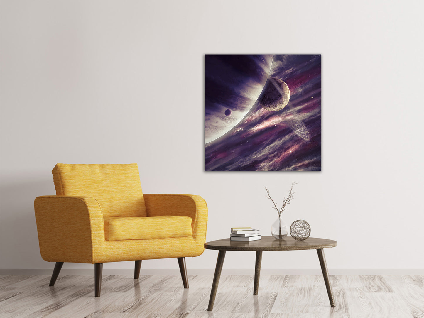 Leinwandbild Weltraumreise