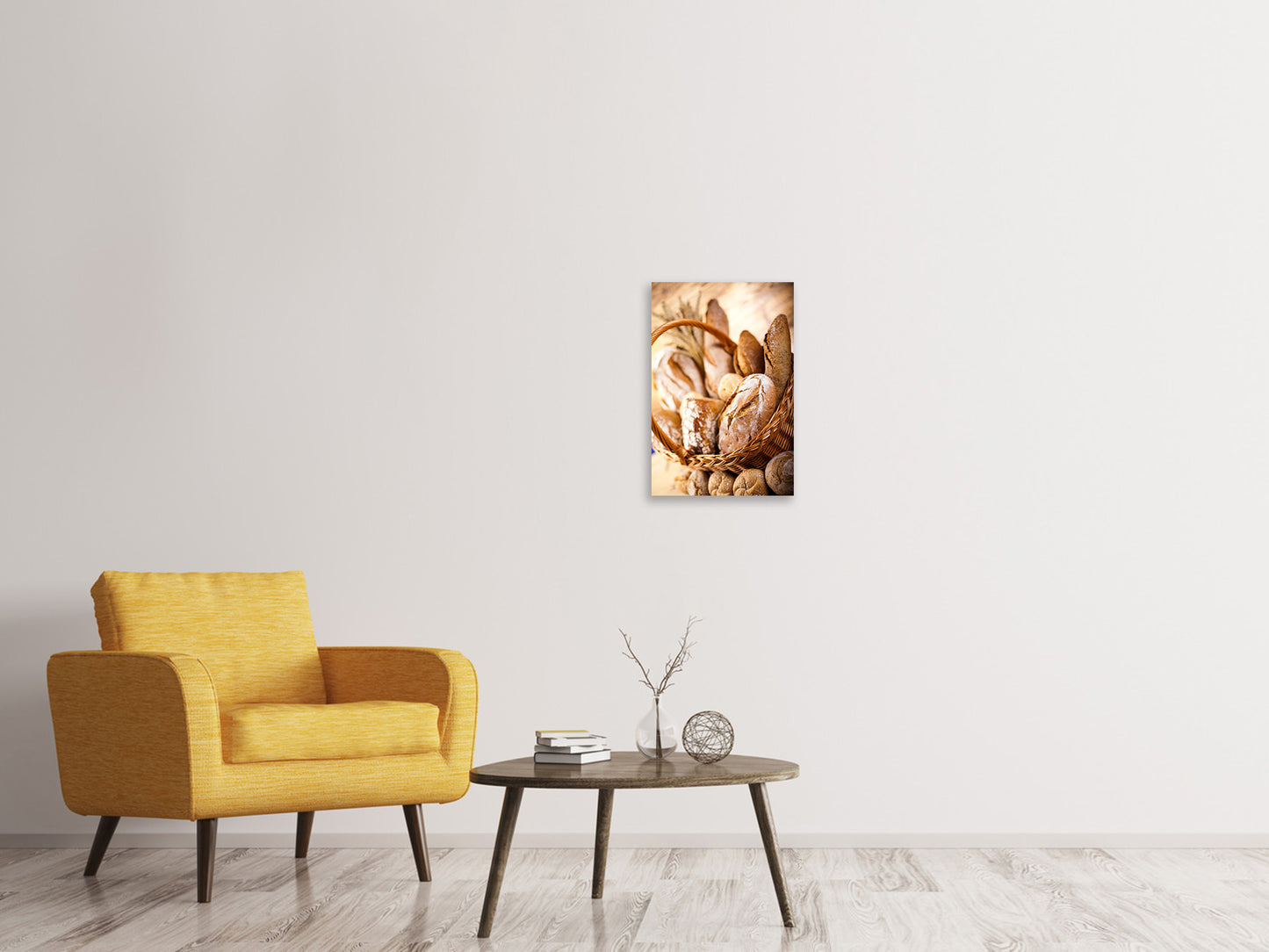 Leinwandbild Brotkorb