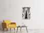 Leinwandbild Futuristische Rolltreppe
