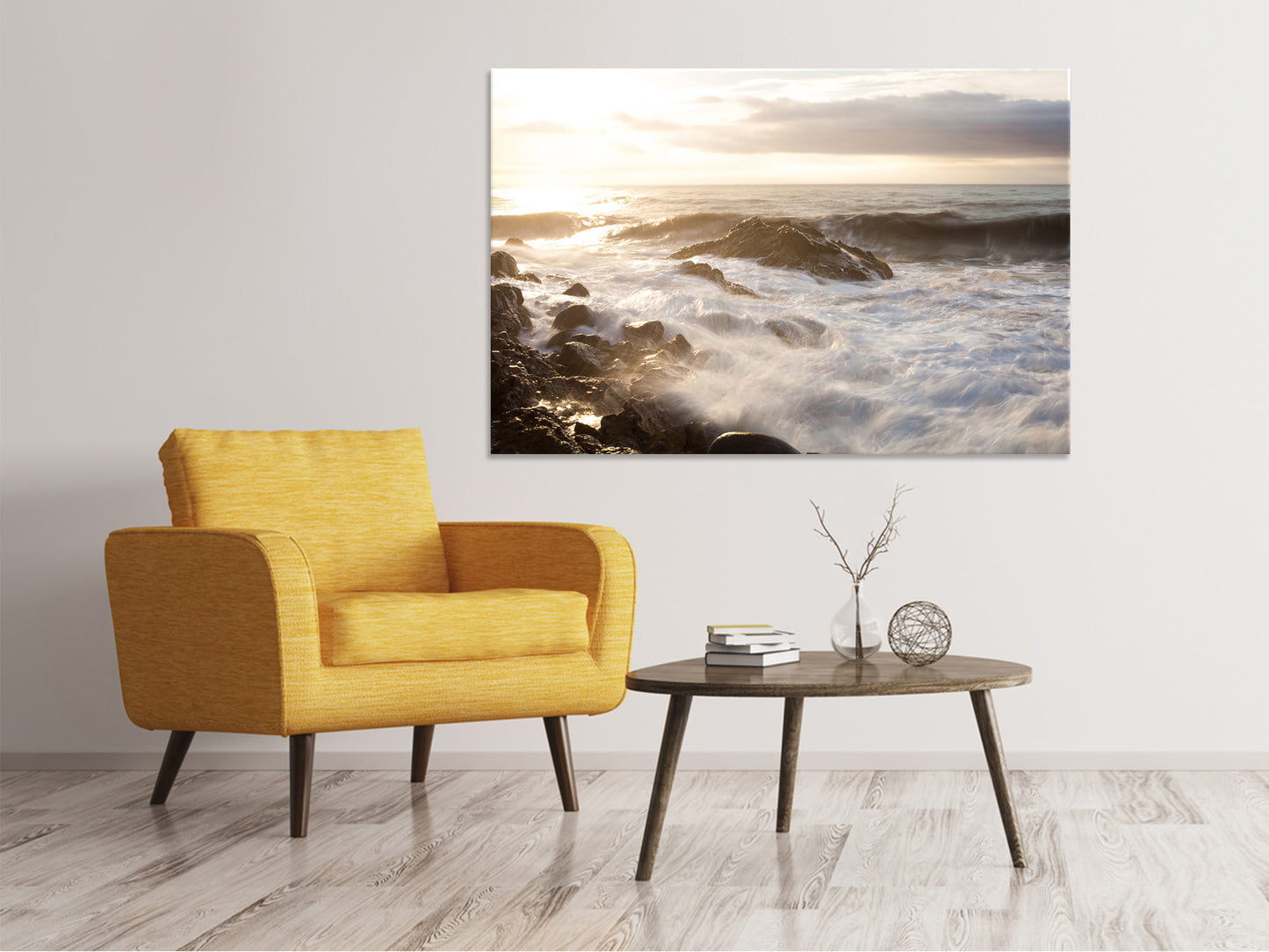 Leinwandbild Meeresbrandung