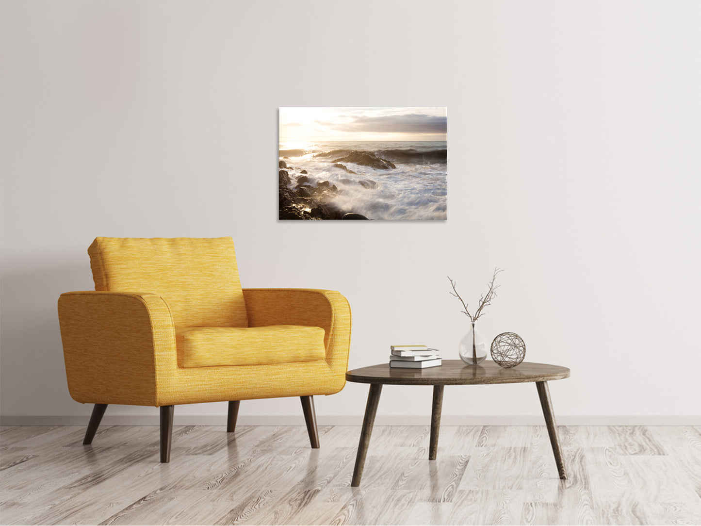 Leinwandbild Meeresbrandung