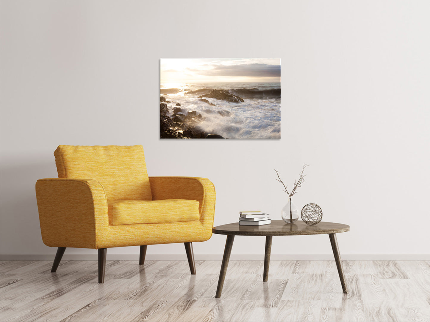 Leinwandbild Meeresbrandung